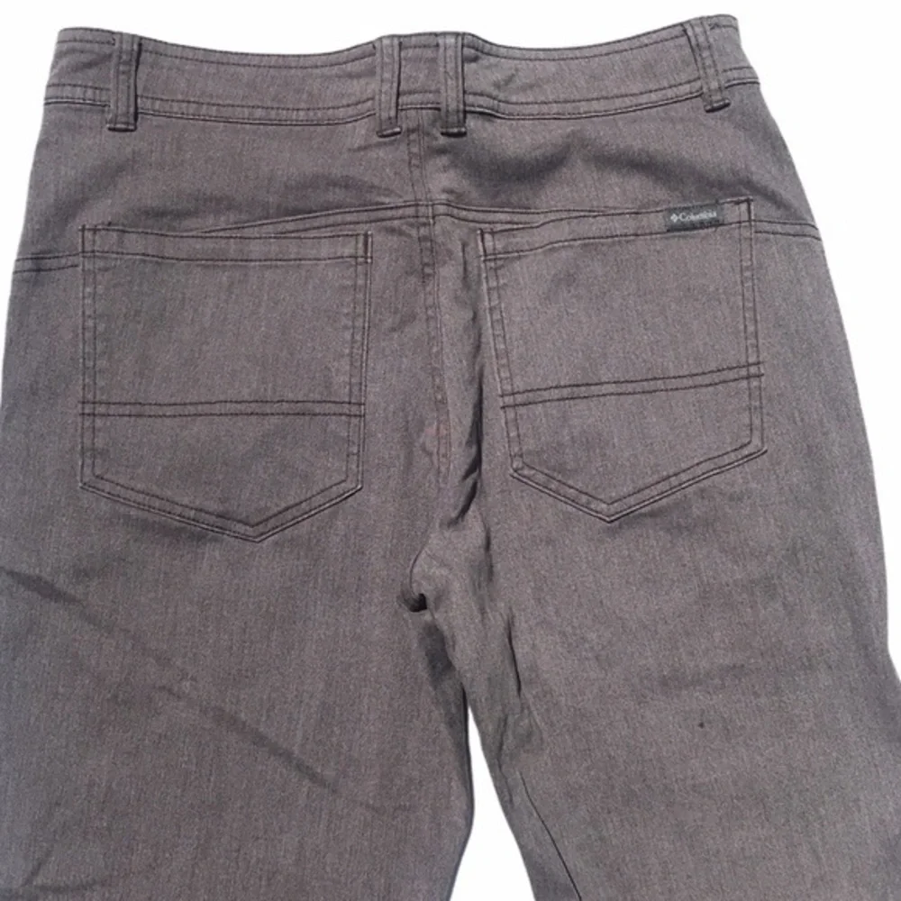 Columbia Men's Straight Fit Heather Brown Pants - Picture 9 of 11
